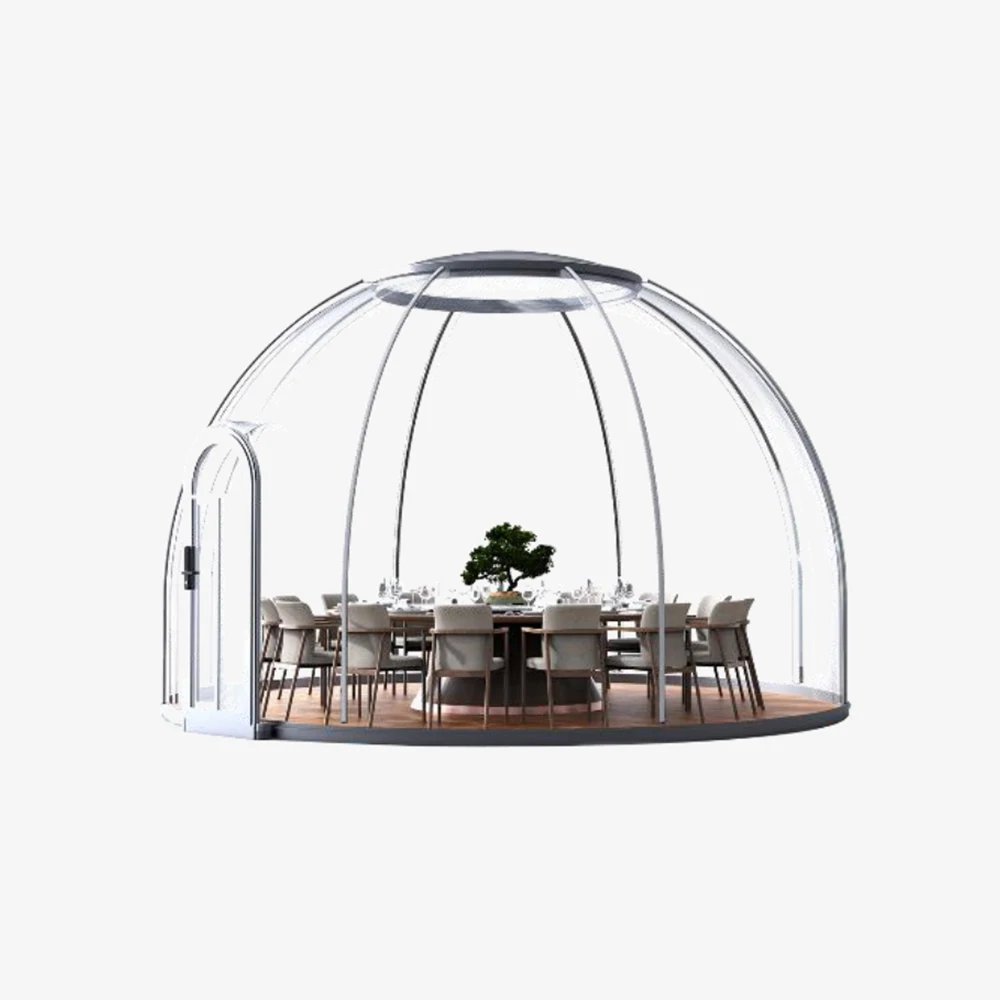 PC transparent material semi circular starry sky house tourism camping accommodation
