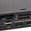 5.25 Inch Usb 3.0 Front Panel Pc Usb 3.0/2.0 Hub E-Sata Sata Audio Multi Card Reader For Computer Case Optical Drives Bay 1