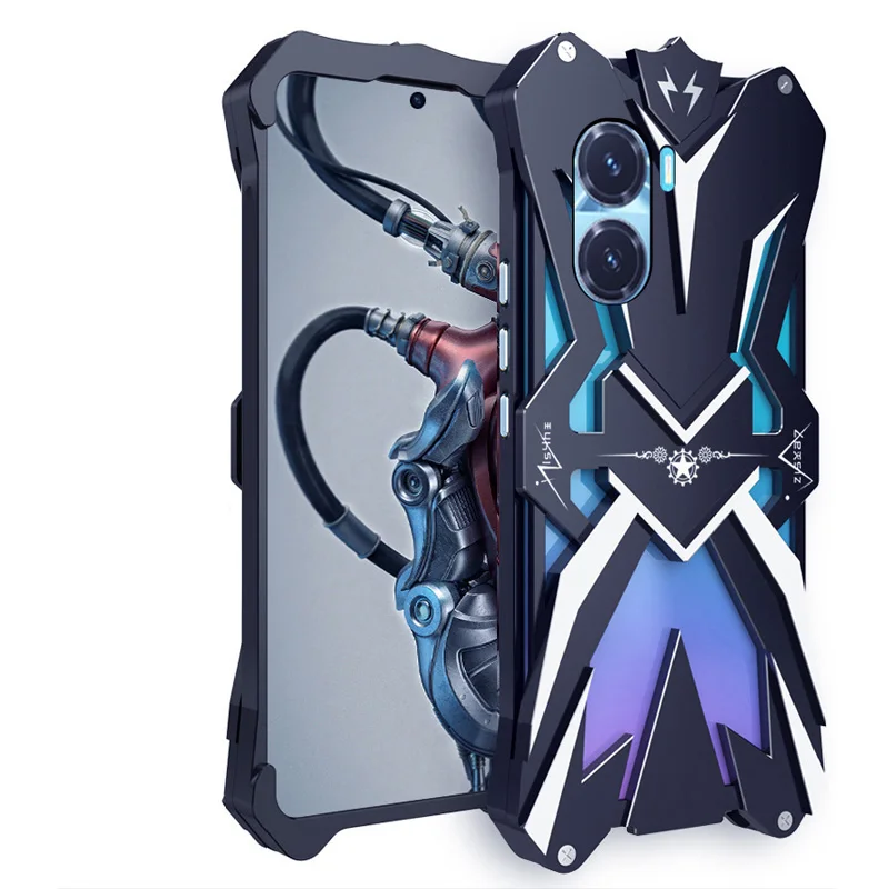 

Metal Steel Machinery Series Cases Thor Heavy Duty Armor Aluminum Phone For Vivo Y32 Y32t Y33 Y55 Y77 Y76 Y73t Y76s CASE Cover