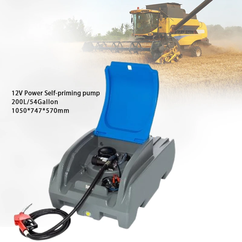 200L Transfer Benzina Fuel Caddy Tanica In Plastica Serbatoio Diesel Portatile Serbatoio Carburante Diesel In Carbonio Con Pompa Serbatoi Adblue Tank 