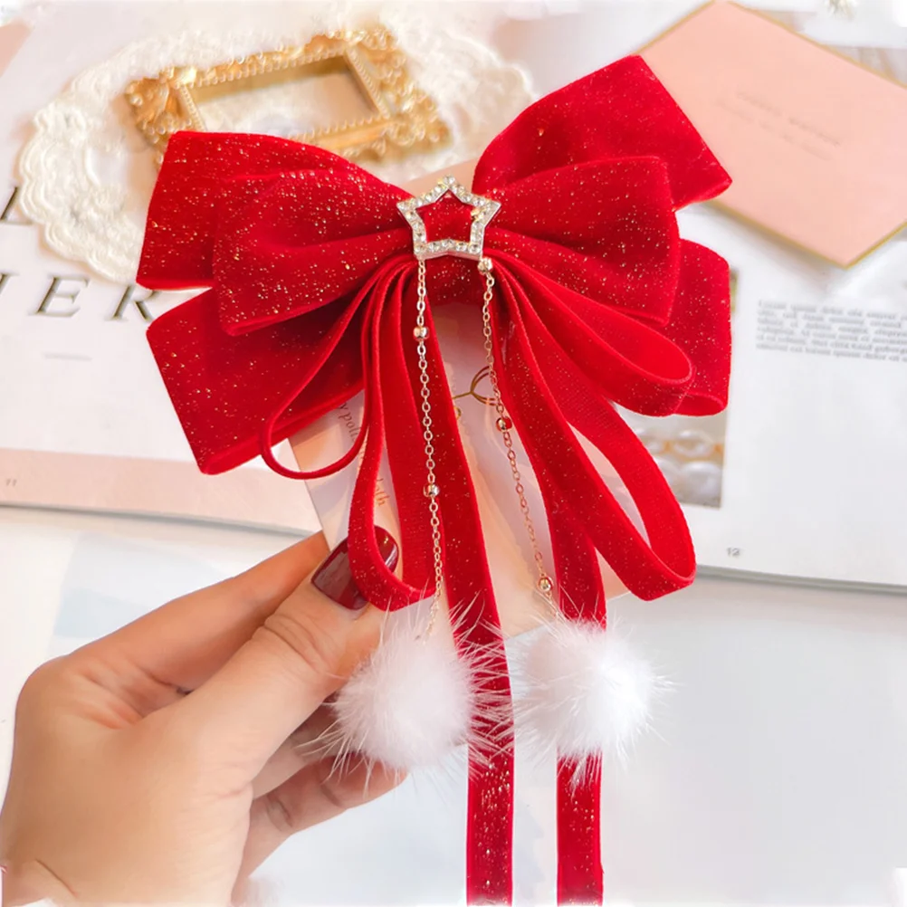 

1pc Children Bowknot Hair Clip Ribbon Hair Barrette Lovely Girl Hair Decoration