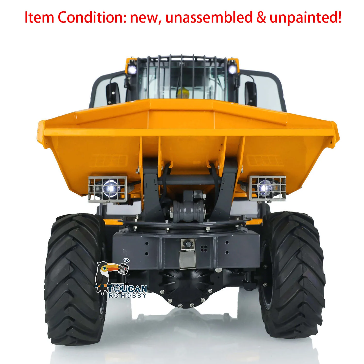 Toys LESU 1/14 4*4 6MDX RC Hydraulic Articulated Dump Truck Differential Lock Axles KIT Radio Control Truck Vehicle Cars TH21517 6