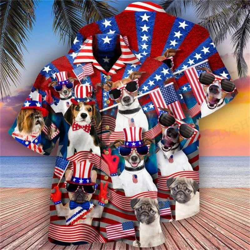 thumbnail image 1 of Camisas casuales de verano con estampado 3D de loros para hombres, camisas de moda hawaianas para la playa, blusas de manga corta, blusas con solapa para uso profesional, ropa para mujeres, 1 of 4