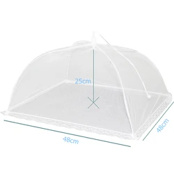 Large Reusable Collapsible Mesh Food Cover Tent Umbrella (XL)