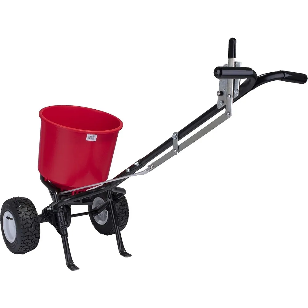 2600A-Plus 40 LB (18 KG) Walk-Behind Broadcast Fertilizer Spreader, Garden Seeder, Salt Spreader with 9 inch Pneumatic Tires 6