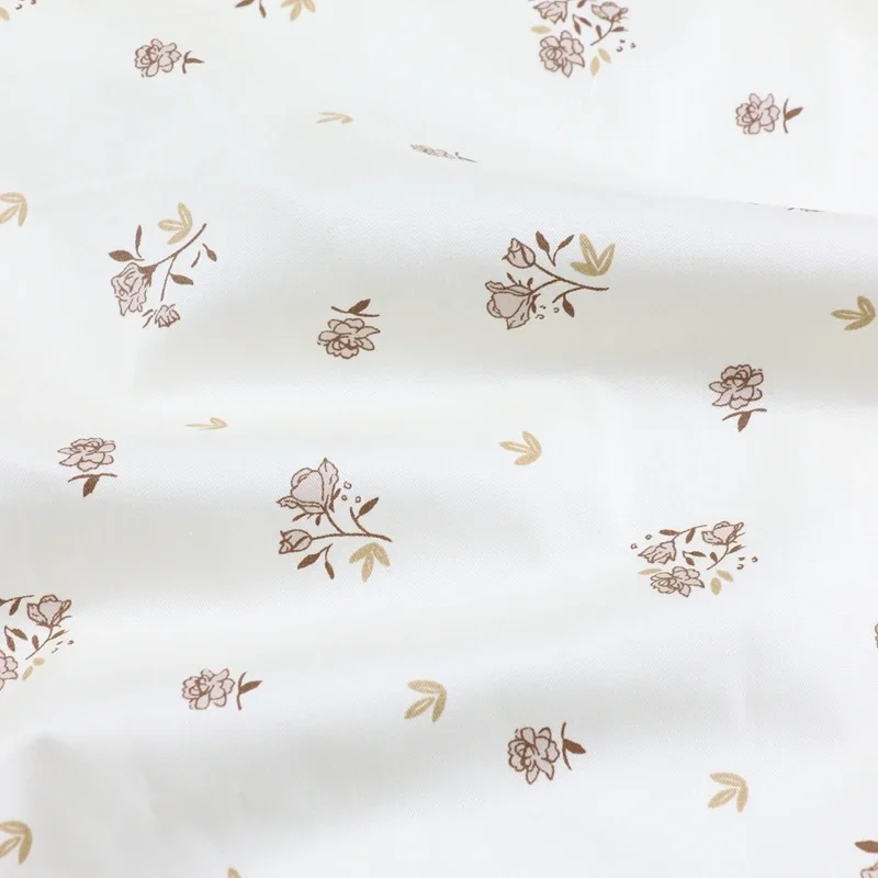 Twill Fabric Home Textiles Flower Check Print 235 Cm Width 50 Cm Length for DIY Crafts Quilting Upholstery - 3