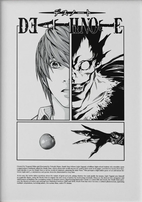 Japanese Anime Suspense Poster - HD High Quality Cool Wall Art Canvas Painting