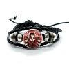 Babymetal Japanese Girl Leather Bracelets Glass Dome Multilayer Braided Bracelets Bangles Handmade Jewelry Gifts 1