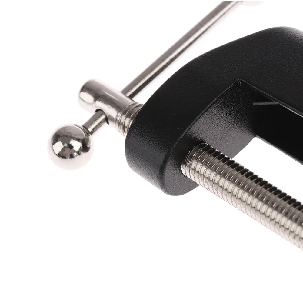 C-Shaped Clip Desk Table Mount Clamp Microphone Suspension Boom Scissor Arm Stand Holder Table Light Bracket