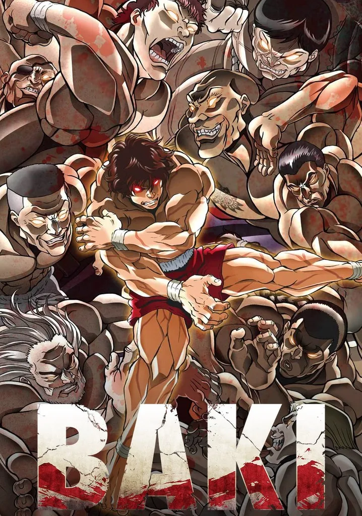 thumbnail image 1 of Pintura en lienzo clásica de anime japonés Baki Hanma Comics, impresión en alta definición, arte de pared, imagen para sala de estar, decoración del hogar, 1 of 5