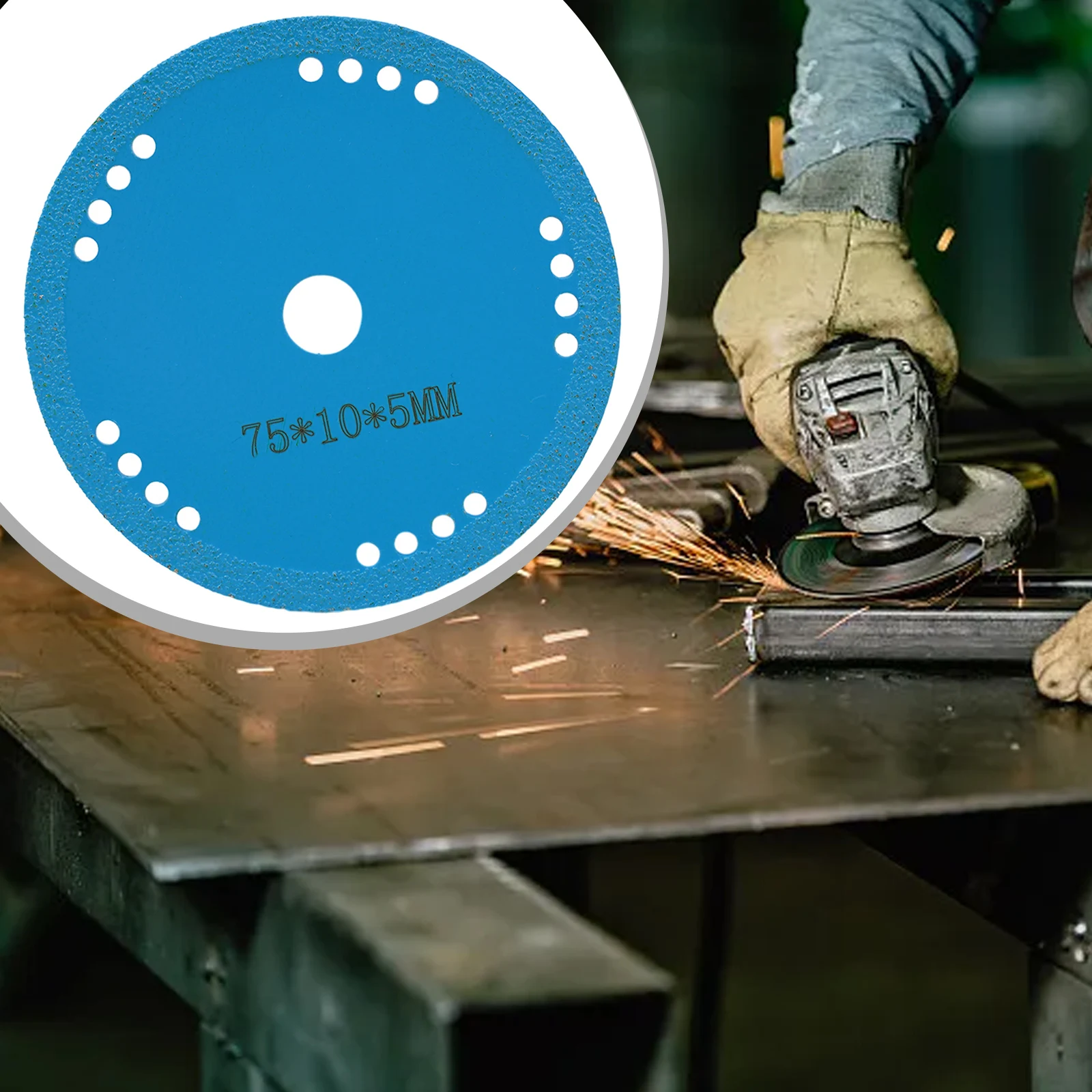 유리 옥 크리스탈 와인 병용 절단 디스크 톱 블레이드, 금속 앵글 연마기 절단 블레이드, 그라인딩 휠 블레이드, 3 인치