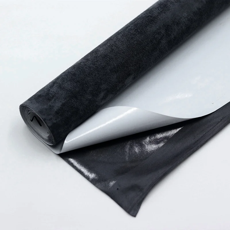 Auto interior decors Car Roof Modification Chamois Leather Flannelette Alcantara Auto Interior Modification AB Pillar Speaker Center Console Decors