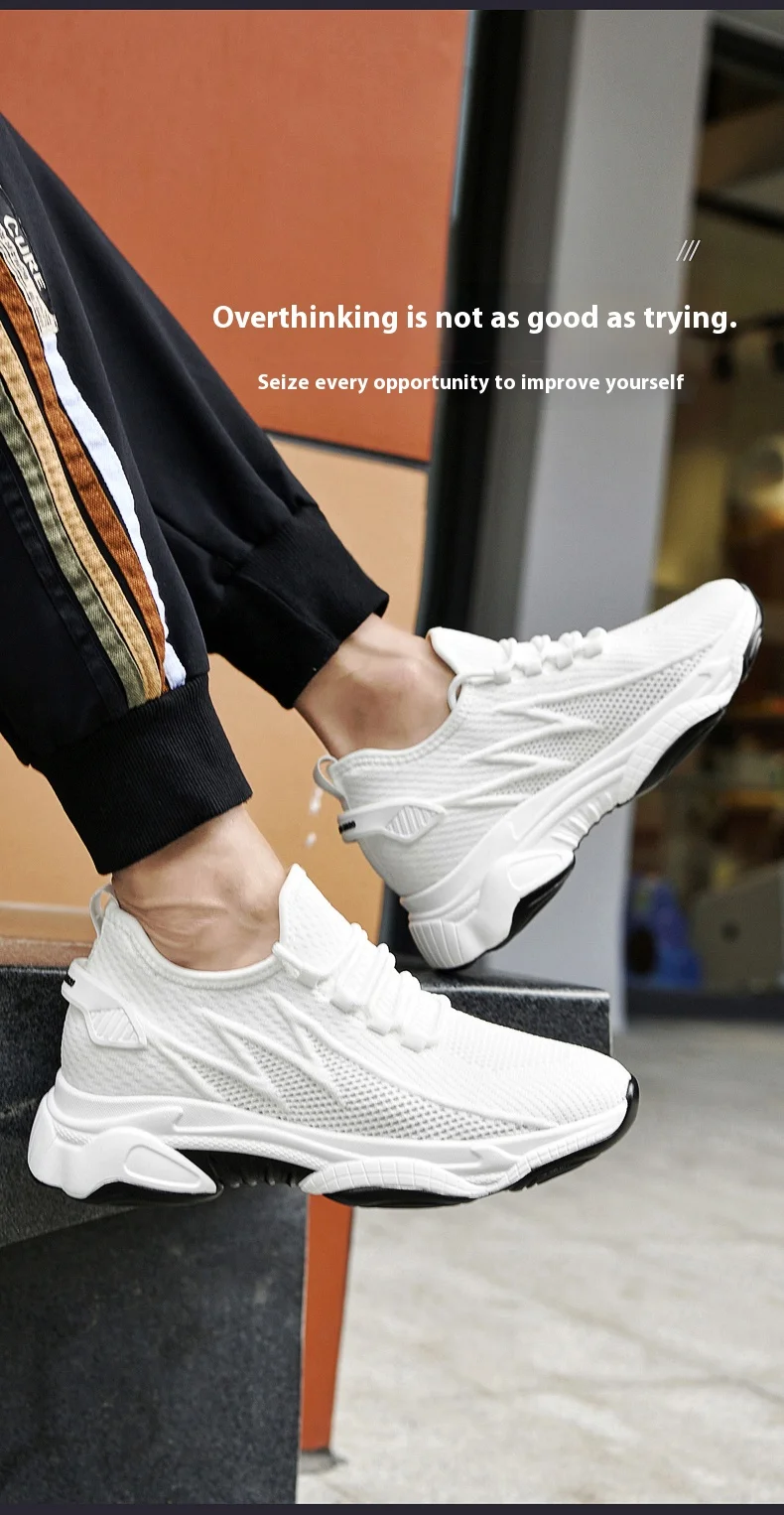 Plus Größe Sommer Lift Turnschuhe Männer Aufzug Schuhe Höhe Zunehmende Sport Frauen Einlegesohlen 8CM Versteckte Ferse Innere Erhöhung Schuhe – Detail 15