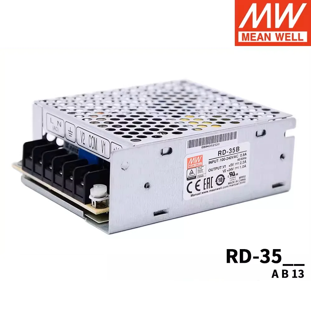 MEAN WELL RD-35 RD-35A RD-35B RD-3513 이중 출력 스위칭 전원 공급 장치 5V/12V/24V±15V DC 전압 조정기 NED