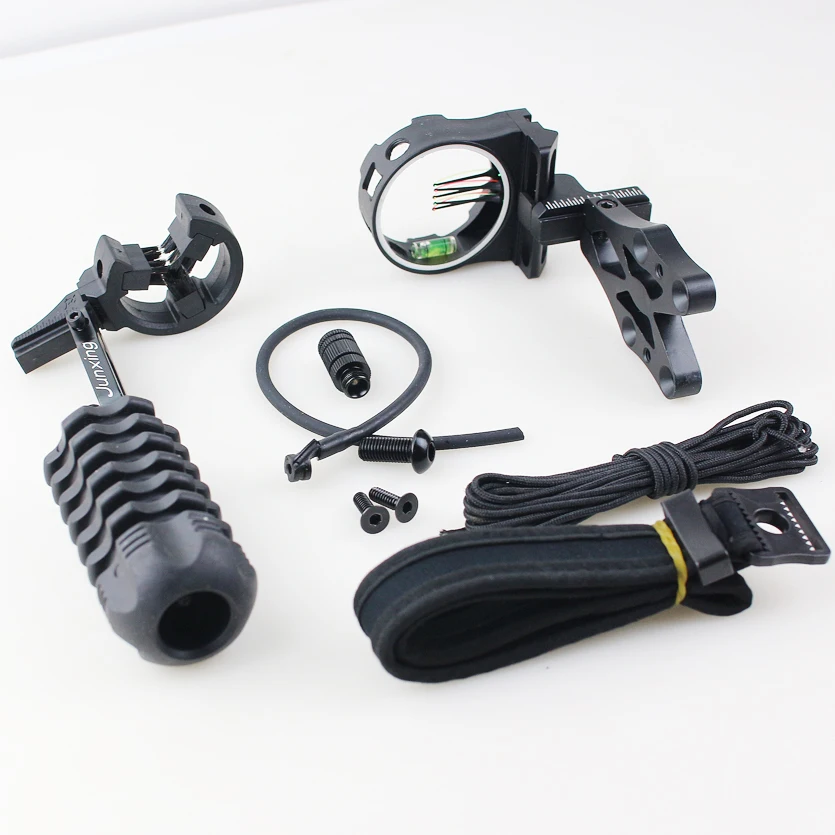 Full Set Jx1000 Bow Accessories Set For Compound Bow include Stablizer Sight Arrow Rest Peep Sight 7pcs