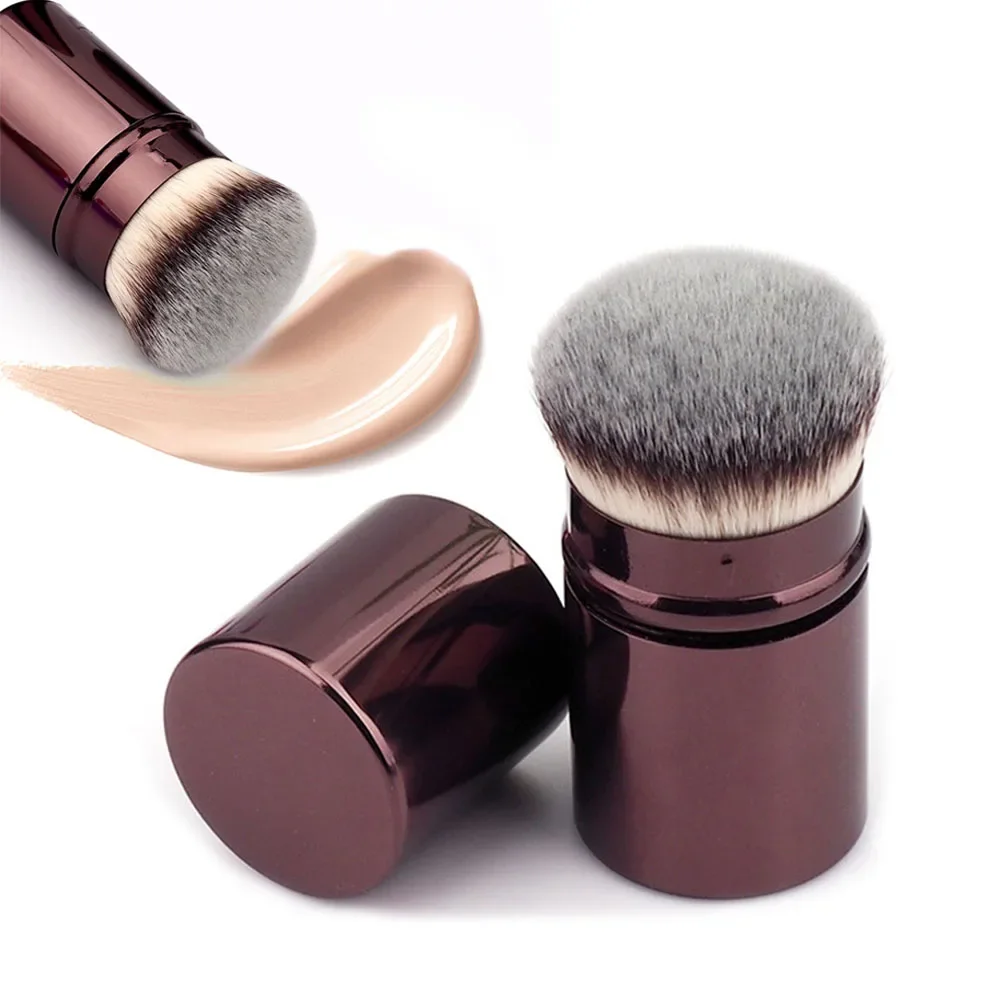 1PcsRetractableKabukiBrushRetractableFoundationBrushFoundation