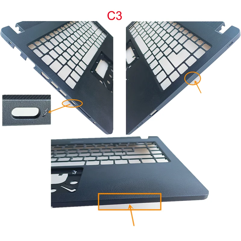 For Acer TravelMate P214 N19Q7 laptop screen back case top cover front bezel frame palm rest upper base lower bottom shell hinge