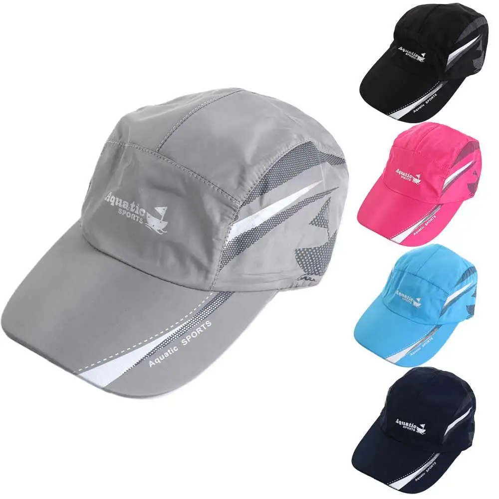 Tennis Running Quick Dry Sport Caps Adjustable Waterproof Sun Hats Fishing Hats Golf Baseball Caps