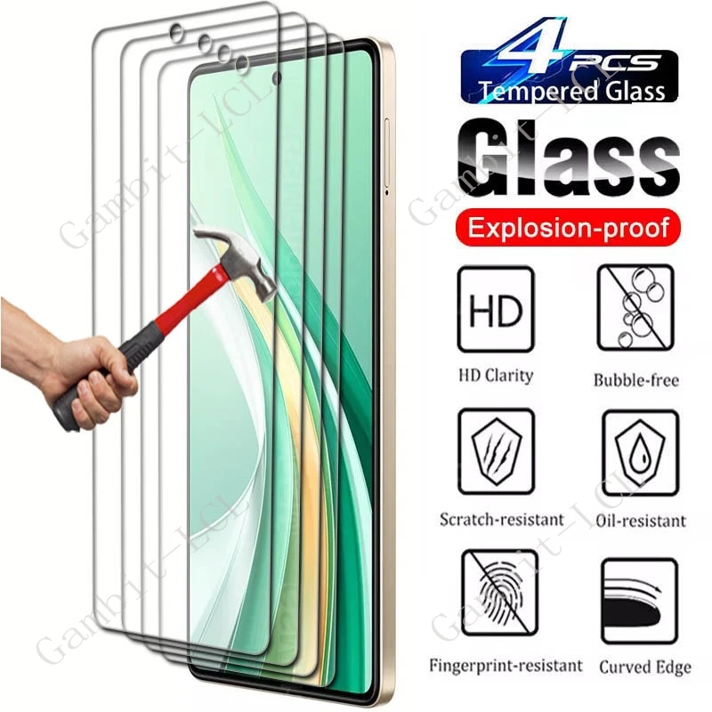 4-Pack Premium Tempered Glass Screen Protectors