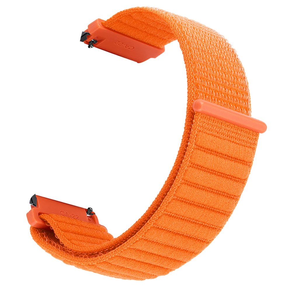 Nylon Hook Loop Strap, 20mm 22mm, Adjustable Sport Band