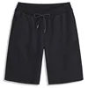 Summer Solid Men's Shorts Elastic Drawstring Shorts Joggers Loose Fitness Breathable Sports 5 piece Cotton Outfit Casual Pants 4