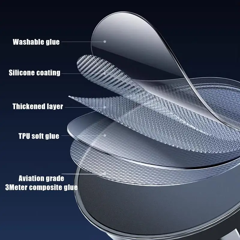 Dashboard Cell Phone Holder Phones Holder Mount 360 Degrees Rotation Cellphone Support Cradle Stand for Car Automobile Bracket