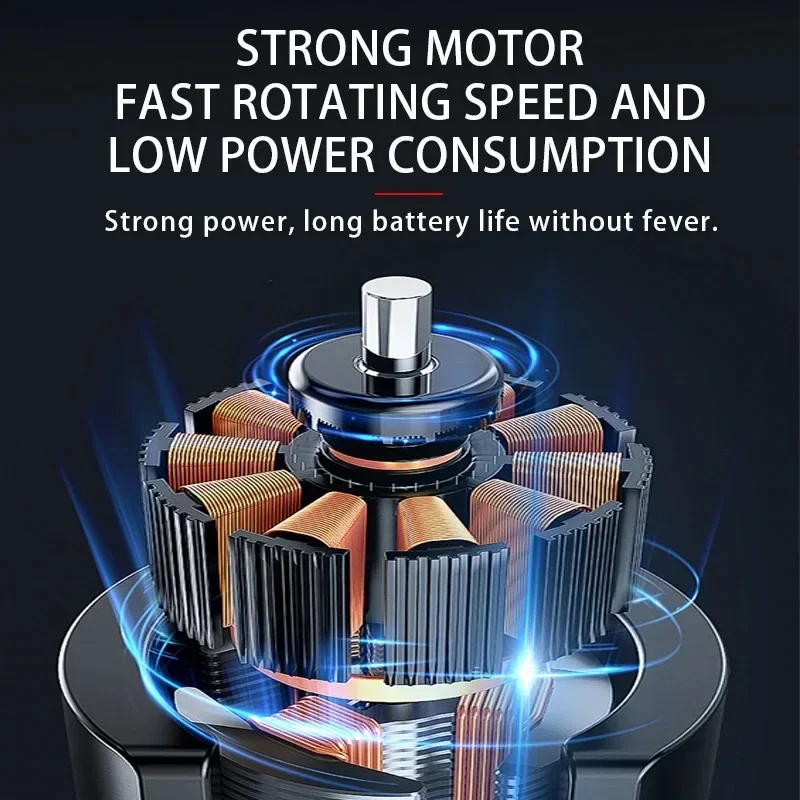 Mașină de tuns profesională pentru frizerie, reîncărcabilă, fără fir, electrică, puternică, pentru tunsul părului, pentru bărbați_voghion.com