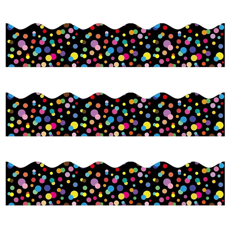 

Border Trim Bulletin Borders Stickers 65 Ft Back-To-School Decoration Borders For Bulletin Board/Black Board Trim