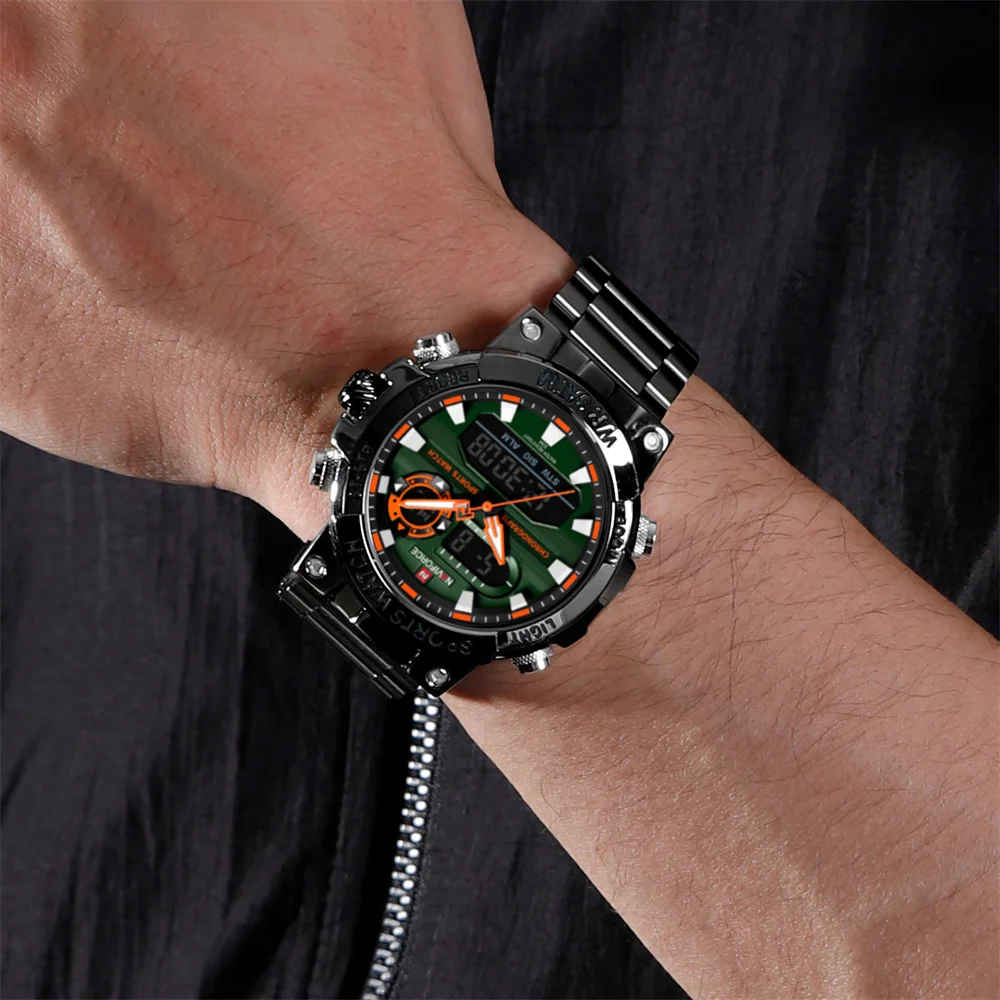 Naviforce 9237 Luxury Stainless Steel Men Watch description image 14