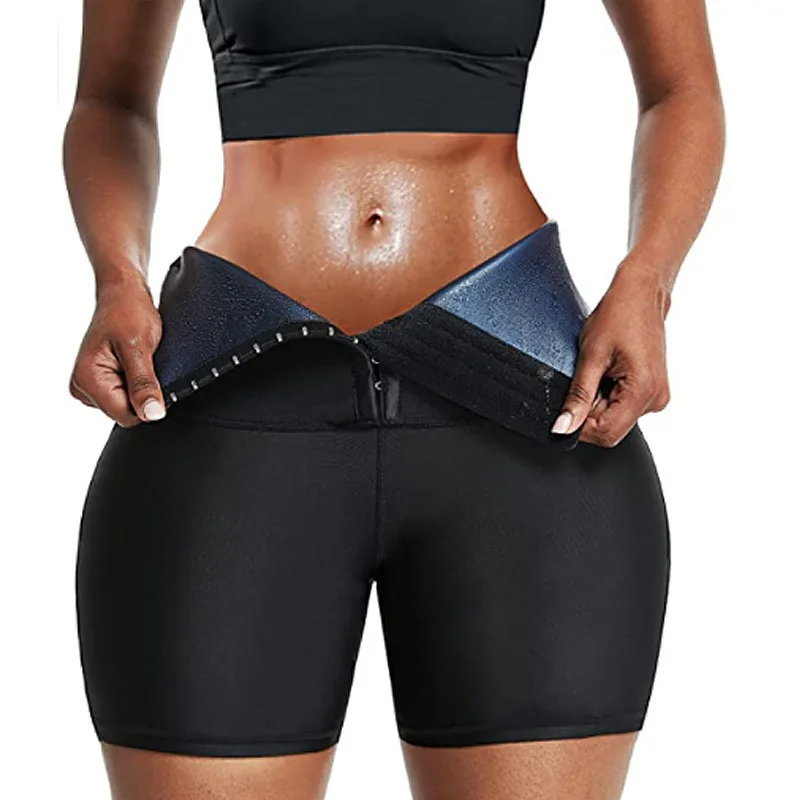 Shapewear Workout Pants Sweat Sauna Pants Body Shaper Slimming Shorts Waist Trainer Fitness