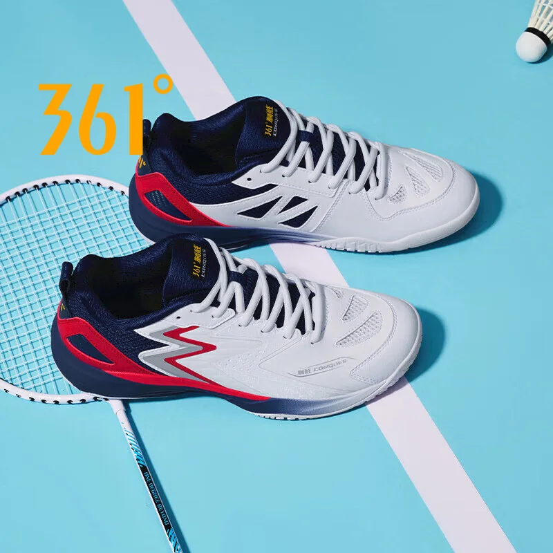 361 Degrees NEW Professional Badminton Shoes Breathable Anti-Slippery Training Shoes Non-Slip Women Men's Sneakers 672344401