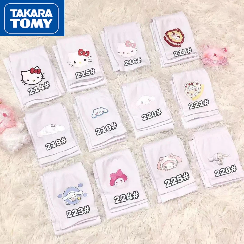 TAKARA TOMY Summer Hello Kitty Thin Section Boys and Girls Outdoor Sunscreen Breathable Ice Sleeves Students Cute Sleeves