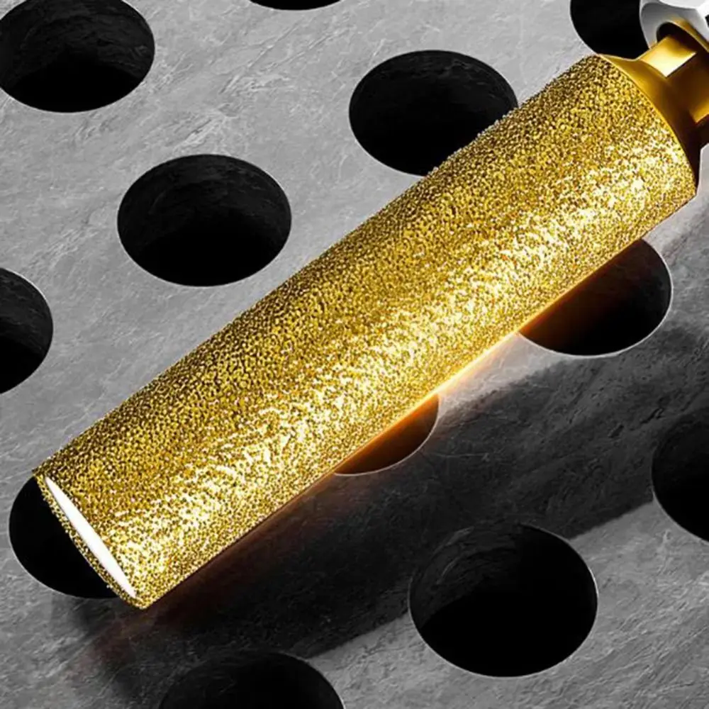 6/8/10/12mm Size Hexagonal Shank Core Drill Bit Hexagonal Shank Design Effective Drilling Dry Drilling Hole Bit Edge Trimming