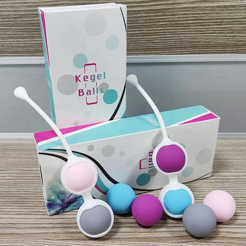 4 Balls Silicone Geisha Balls Kegel For Women Vaginal Tightening Kegel Exercitador Muscles Dumbbell Vaginal Sex Toys