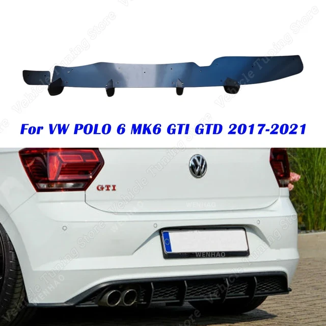 REAR SIDE SPLITTERS VW POLO MK6 GTI