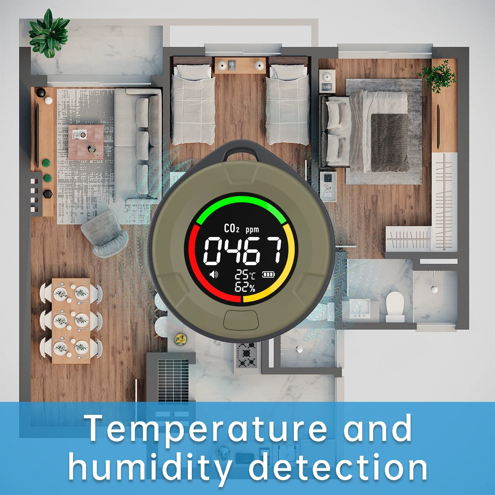 FABISENSE 10E 5 in 1 Portable Carbon Monoxide CO Detector thumbnail 9