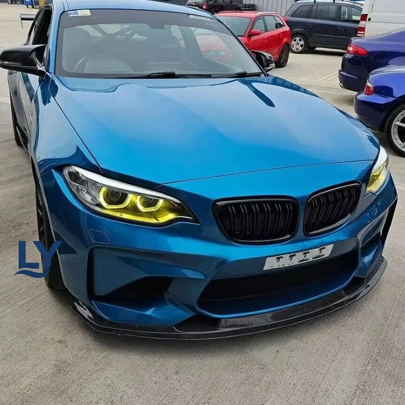 BMW 2 시리즈 F22 2012-2017 LCI LED 헤드라이트 주간 주행등용 옐로우 엔젤 아이즈 DRL LED 보드 63117388923
