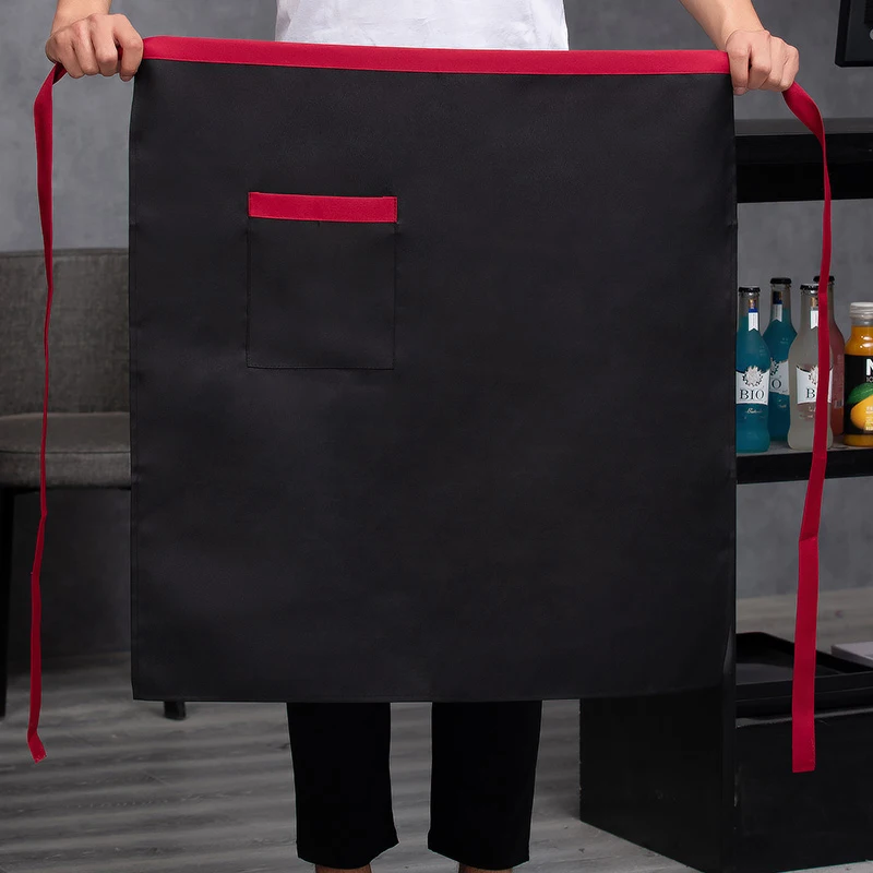 Hotel Professional Kitchen Apron Restaurant Chef Aprons Catering Services Cooking Apron Coffee Shop Women Waiter Splicing