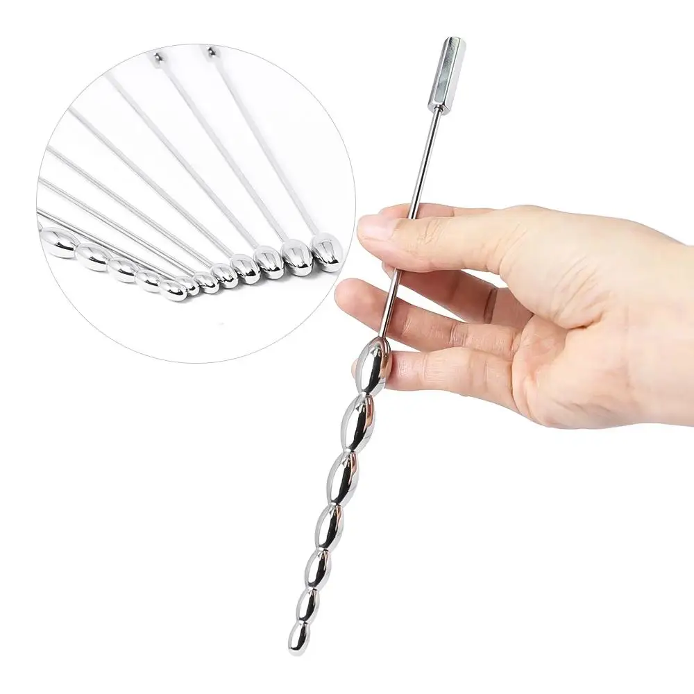 Sounding Rod Kits Steel Stainless Stimulate Penis Catheters Metal BDSM Dilator Tools Urethral Sex Toys Male Plug