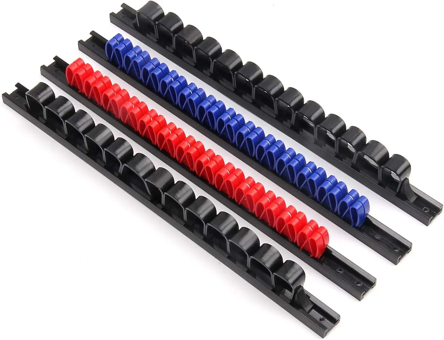 ABS Stronge Plastic Wrench Screwdriver Organizer Rail Rack Storage Holder Garage Workshops Wall Mount Hardware Tool cabinet tool organizer wrench organizer wrench holder screwdriver organizer