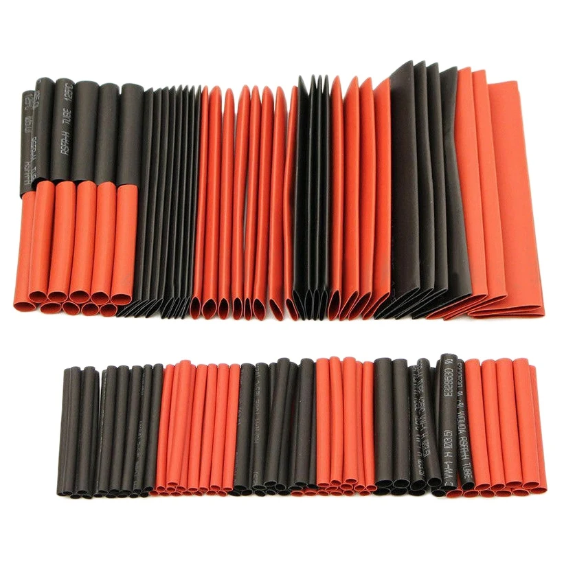 

127PCS 2:1 Heat Shrink Tubing Wire Cable Sleeving Wrap Electrical Connect Set