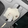 Car Tissue Box Cute Plush Animals Napkin Tissue Paper Holder Portable Drawer Box Car Seat Back Armrest Box Tissue Boxes Bag 4