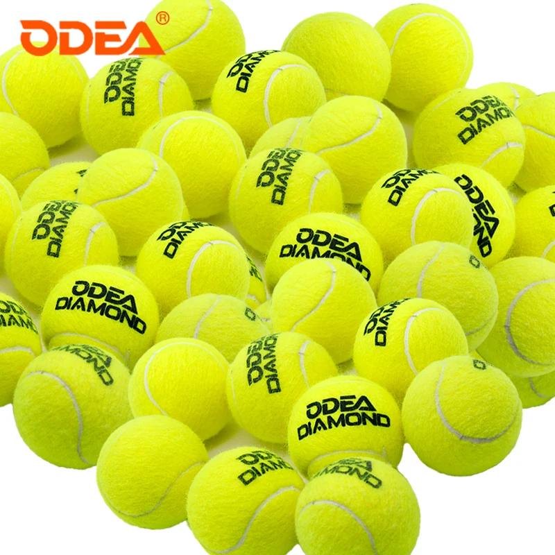 ODEA Tennis Balls Bulk Diamond Pressureless Practice Tennis Ball ITF