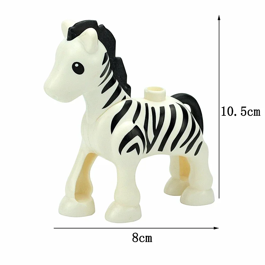 Jumbo Animal Building Blocks Set - Educational Zoo & Farm Toys