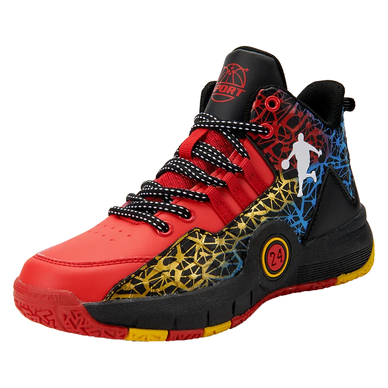 Basketball Shoes for Men LaceUp High Top Sneakers Mens Retro