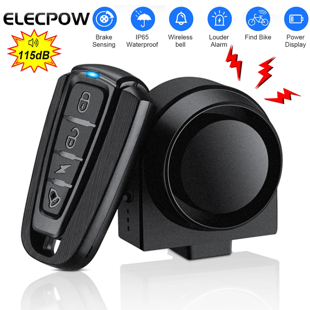 bike security alarm and remote start system