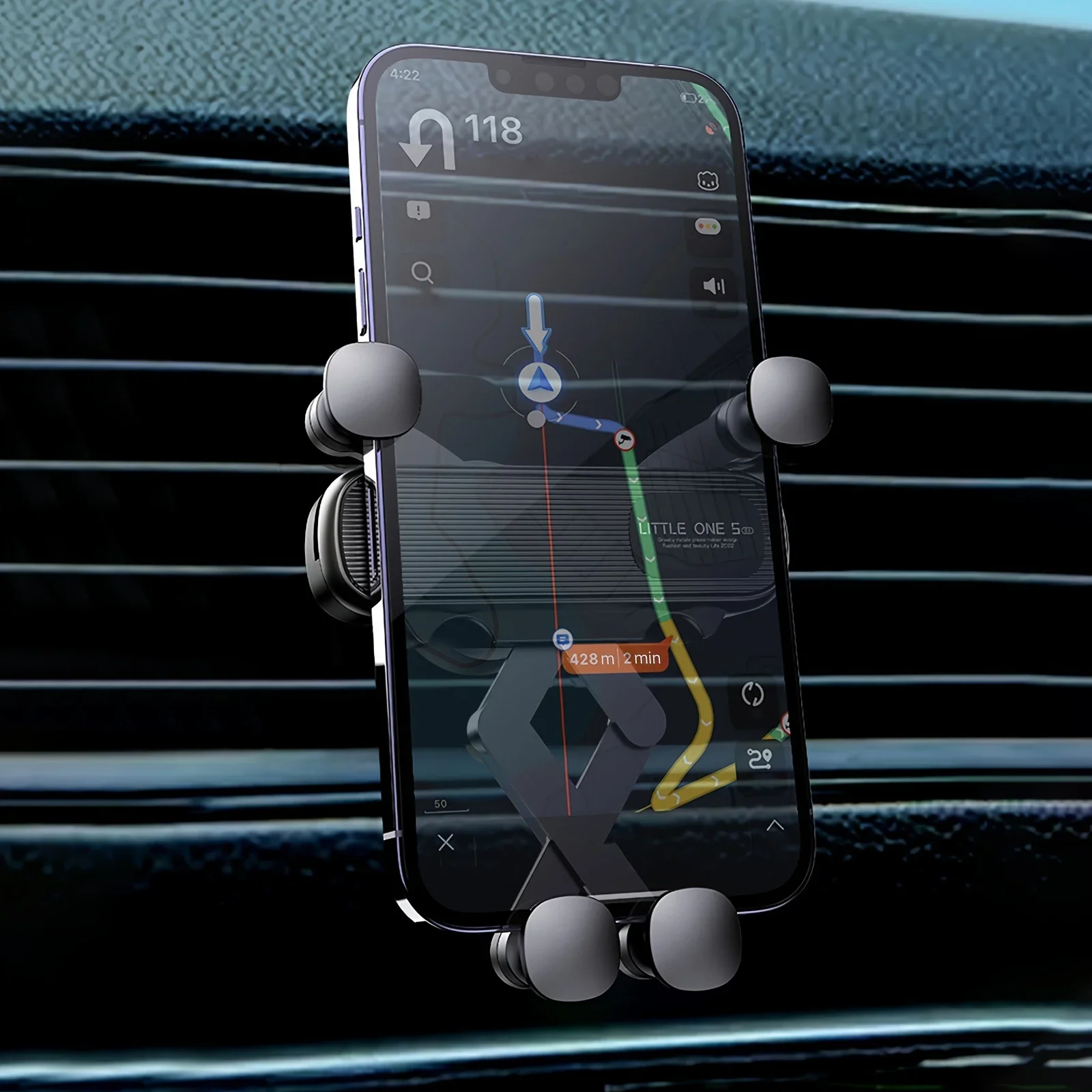 Universal Car Phone Holder with 360 Rotation