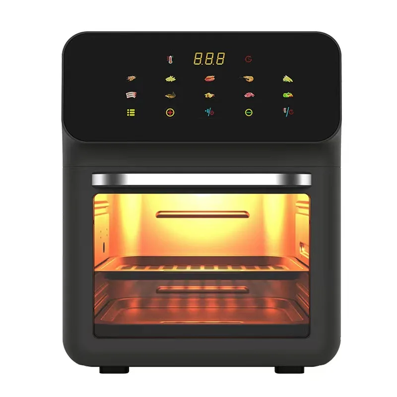 Multifunction Home Appliance Kitchen Accessories Touch Control Electric Oven Household 3 Layer Air Fryer with Free Shipping 2 layers iron storage rack kitchen spice jar bottle seasoning shelf multifunction makeup bathroom organizer drop shipping