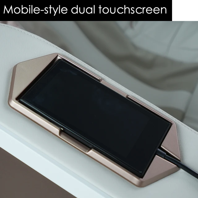 2024 Luxury Shiatsu Zero Gravity Massager Chair SL Track 4D Full Body Massager Chair Touch Massage Chair