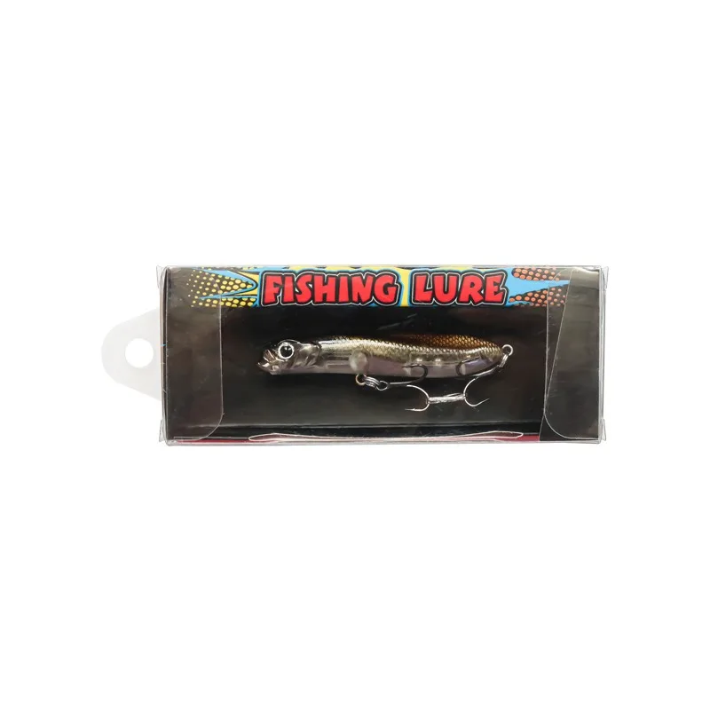 1/2Pcs Topwater Pencil Fishing Lure 5.5g 70mm 8.5g 80mm Popper WALK'N ROLL Water impact dog Artificial Hard Bait